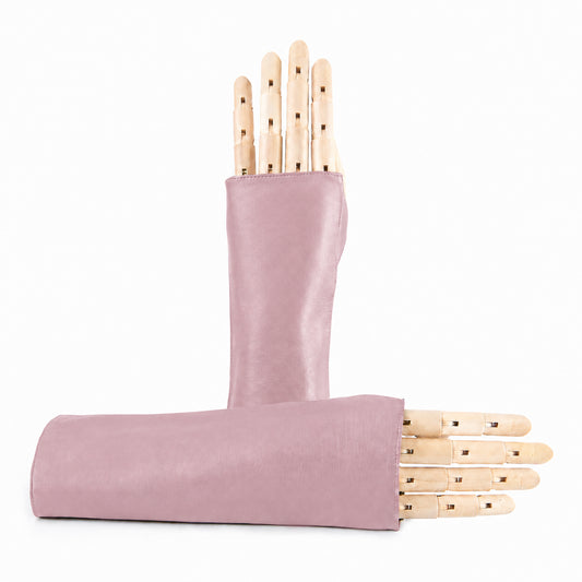 Women's fingerless nappa sleeve - vista 4