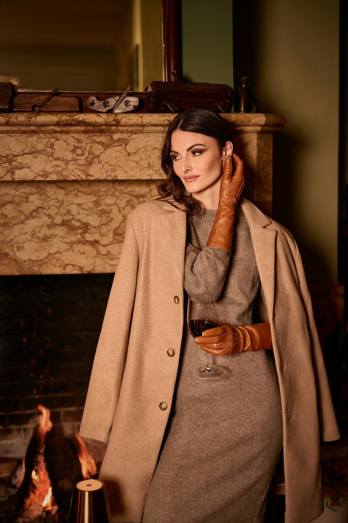 Women's Leather Gloves - Classic collection