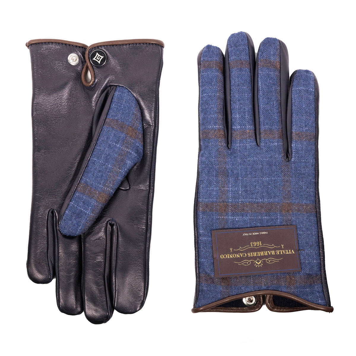 Sansevero: cashmere and nappa leather gloves