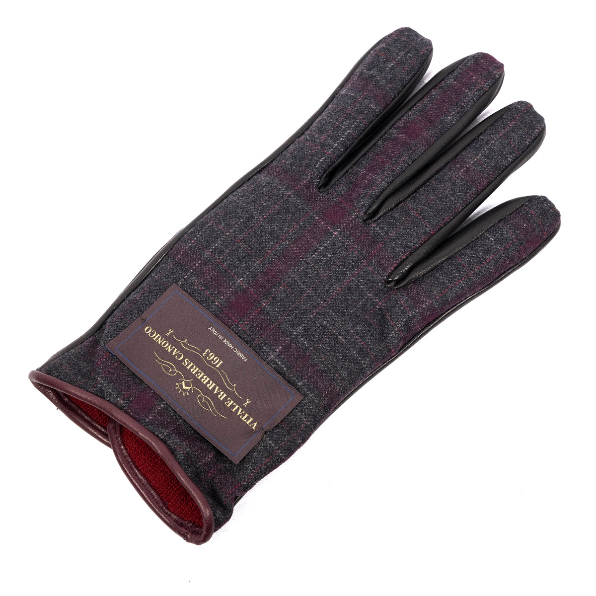 Sansevero: cashmere and nappa leather gloves