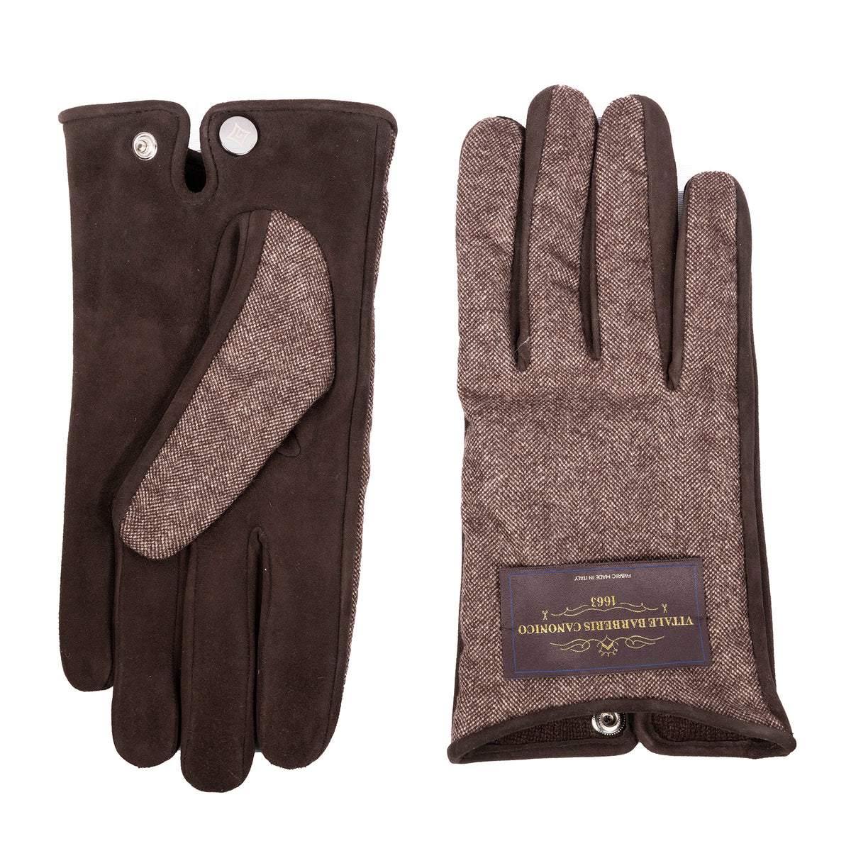 Sansevero: cashmere and nappa leather gloves