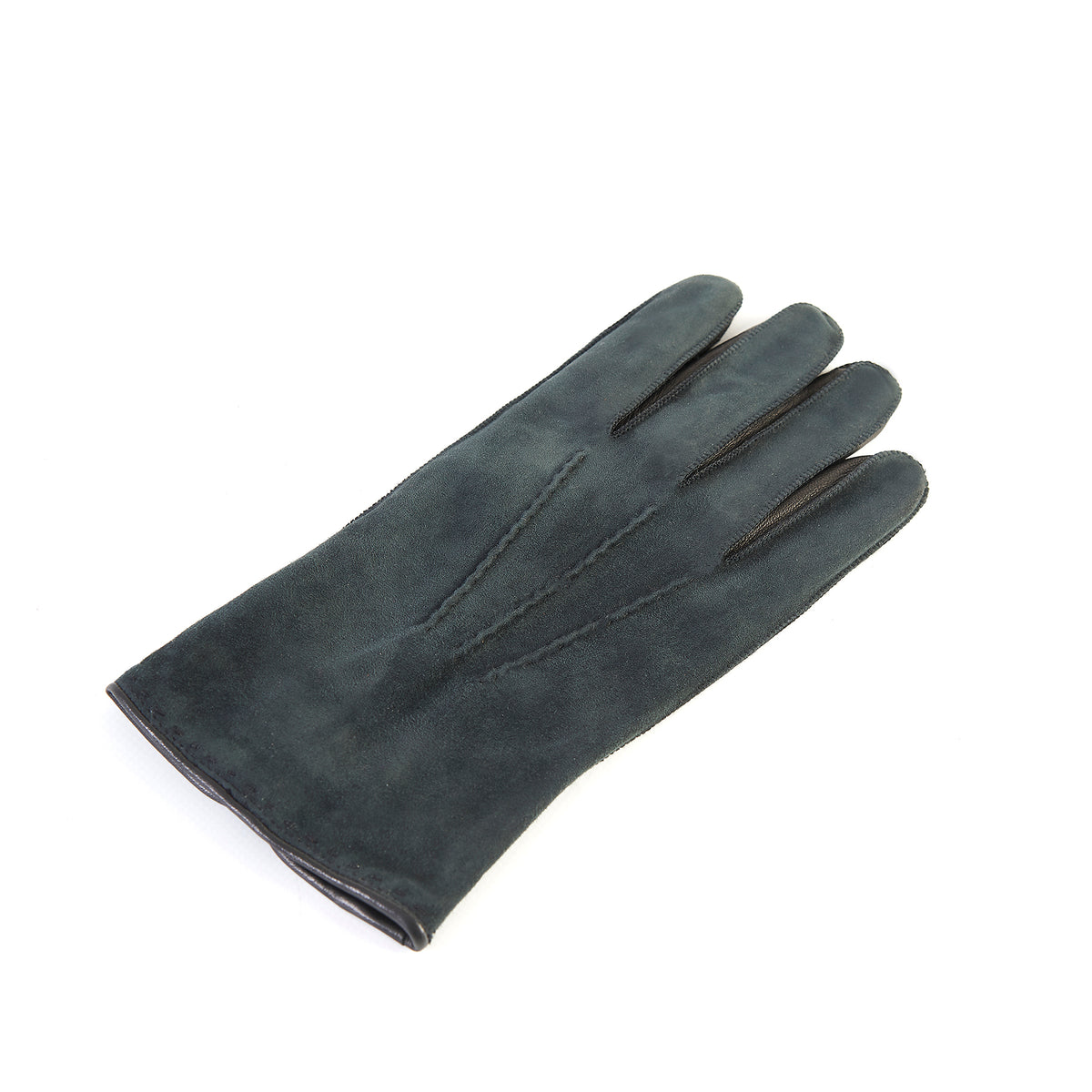 Herrenhandschuhe aus Nappa- und Wildleder mit Futter aus Kaschmirmischung
