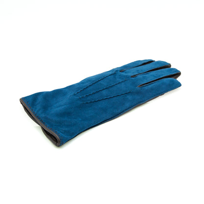 Herrenhandschuhe aus Nappa- und Wildleder mit Futter aus Kaschmirmischung