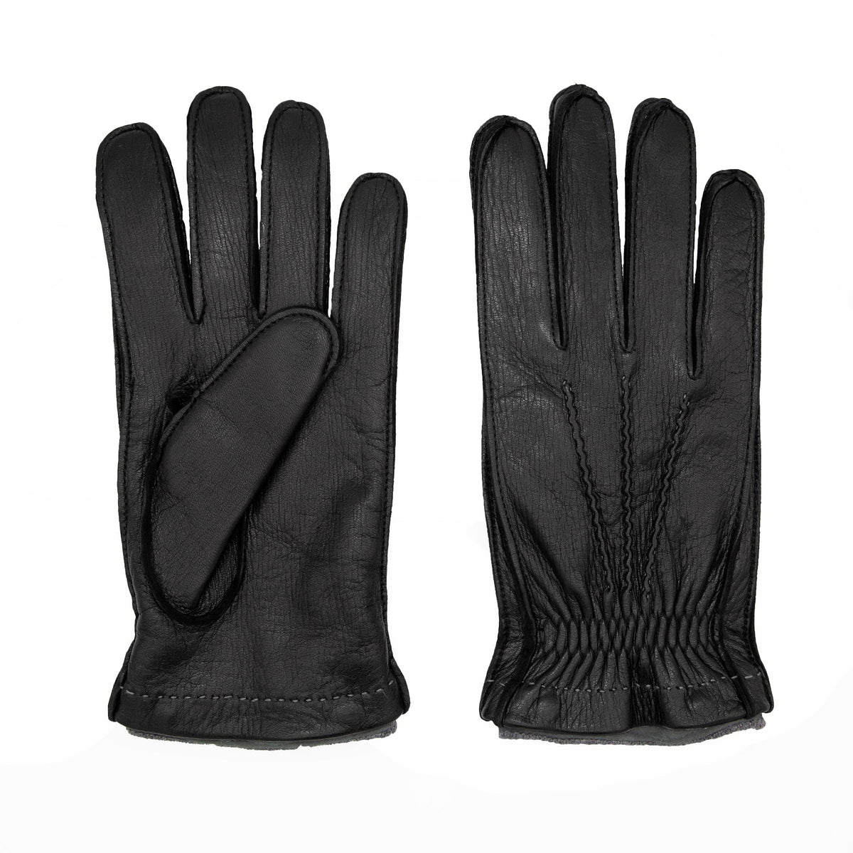 Men's deerskin gloves with removable cashmere lining