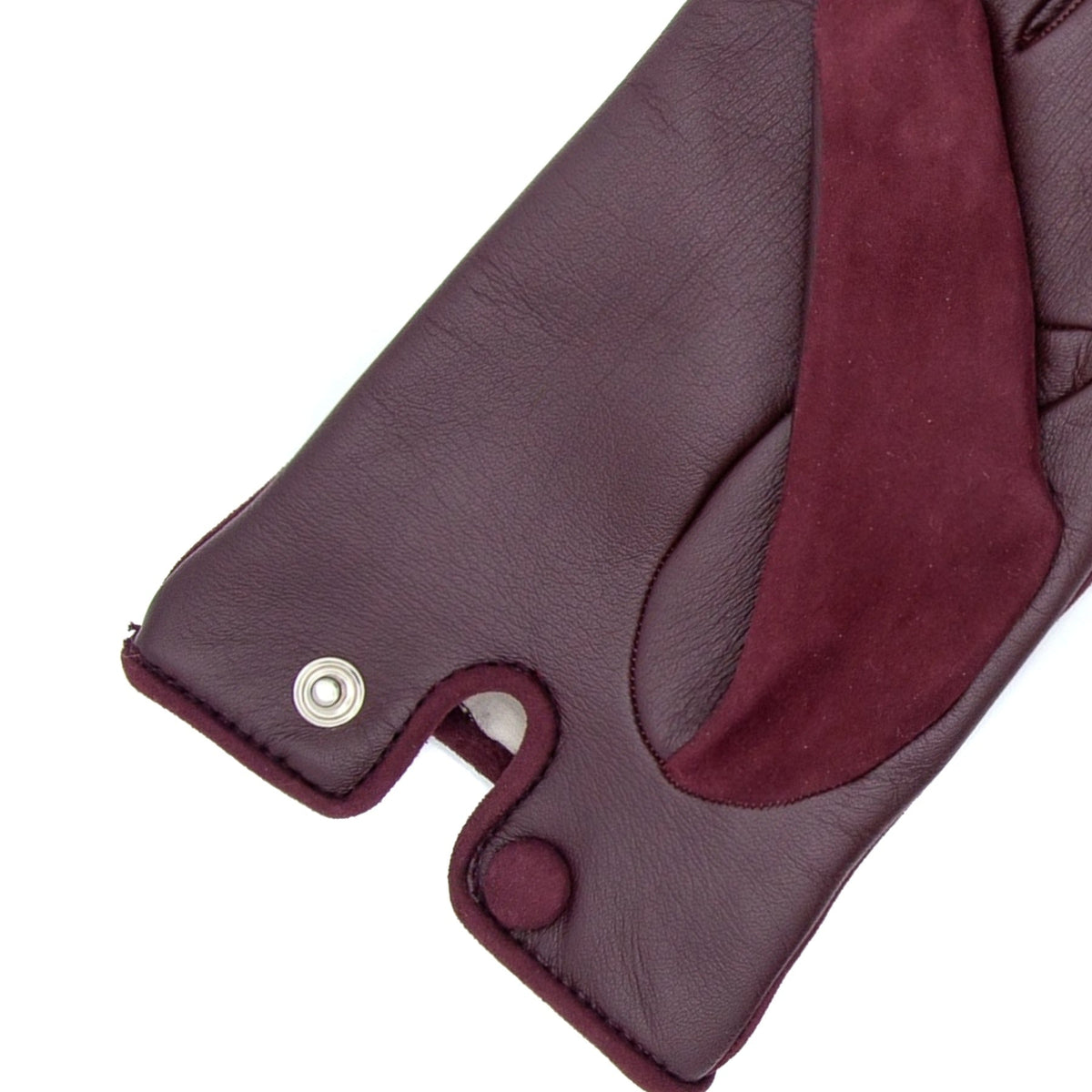 Men's nappa touch and suede 3S gloves cashmere lined