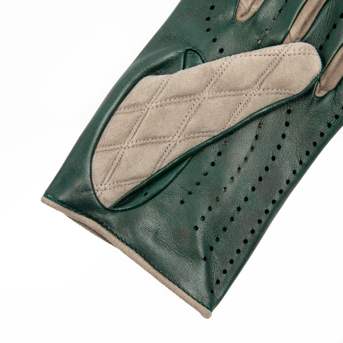 Bespoke Parthenope: handcrafted bicolor nappa leather gloves